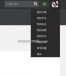 會員導(dǎo)航顯示效果