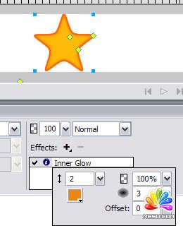 Fireworks繪制水晶五星