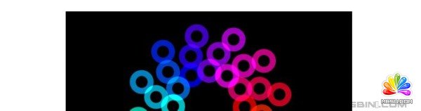 javascript實現會自轉的圈圈組合效果