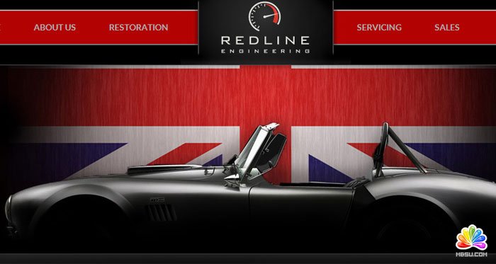 redlinepe.co.uk Header design inspiration