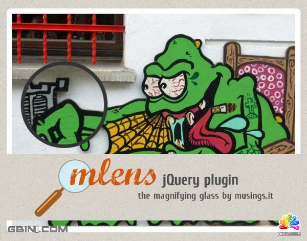 幫助你生成放大鏡效果的jQuery插件 - Melens