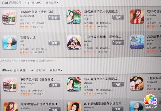 中國查處蘋果應用商店等198家涉“黃”網站