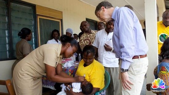 蓋茨關注兒童接種疫苗 倡導疫苗科技創新