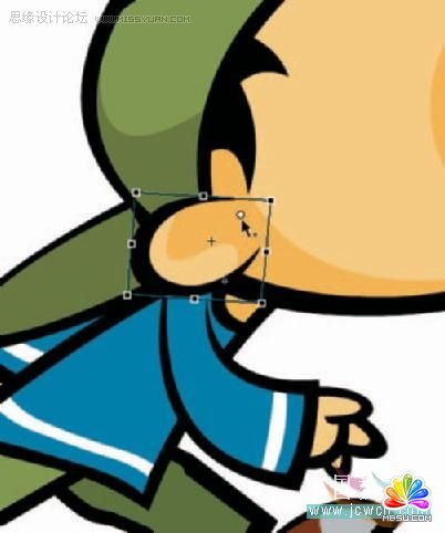 Flash cs3鼠繪教程:鉸連身體部分,PS教程,思緣教程網