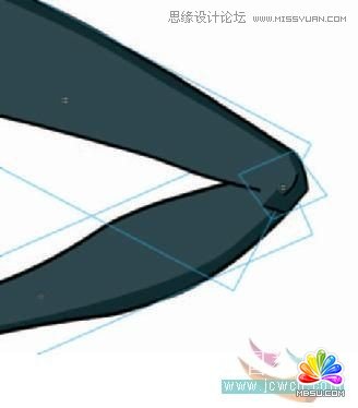 Flash cs3鼠繪教程:關閉缺口_完善角色肢體連接,PS教程,思緣教程網