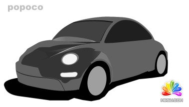Fireworks簡單繪制甲殼蟲小轎車