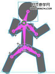 Flash制作人物會活動的關(guān)節(jié)實例教程