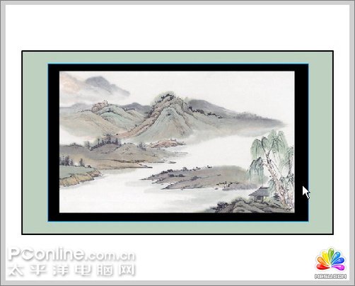 Flash制作一幅詩意的水墨卷軸展開的動畫,PS教程,思緣教程網