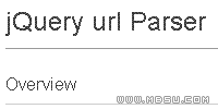 jQuery url Parser 字符串解析插件